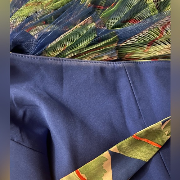 Hutch Mariah Sleeveless Tiered Dress in Coastal Bliss - Picture 9 of 10